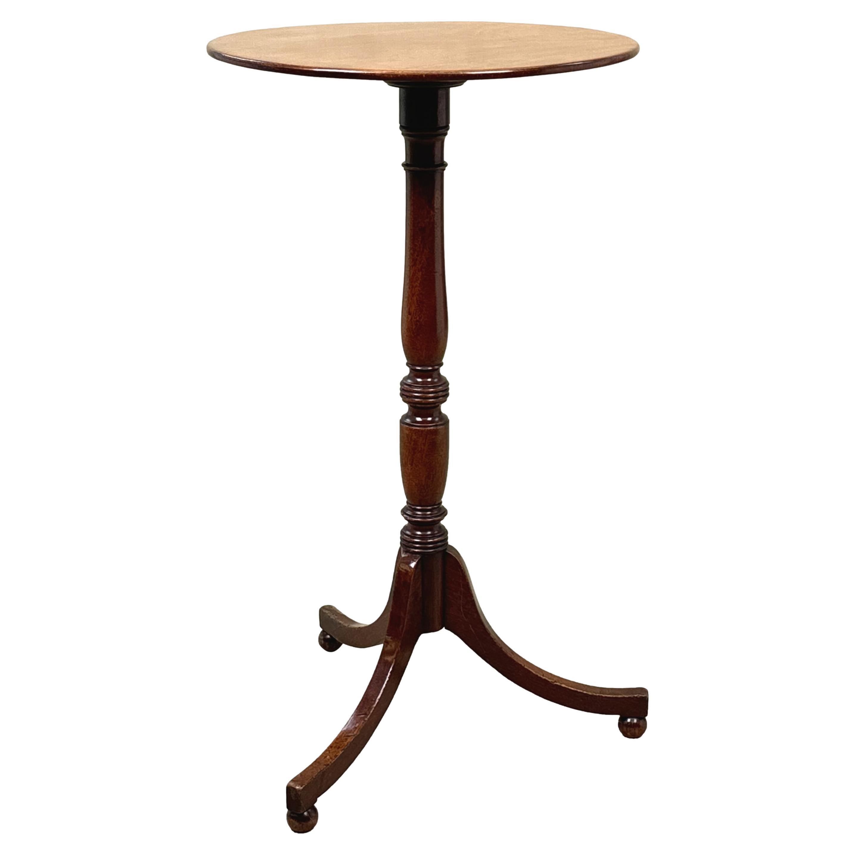 Georgian Circular Mahogany Wine Table
