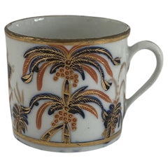 Georgian Coffee Can by New Hall, Hand Painted Porcelain pattern 484, CIRCA 1805