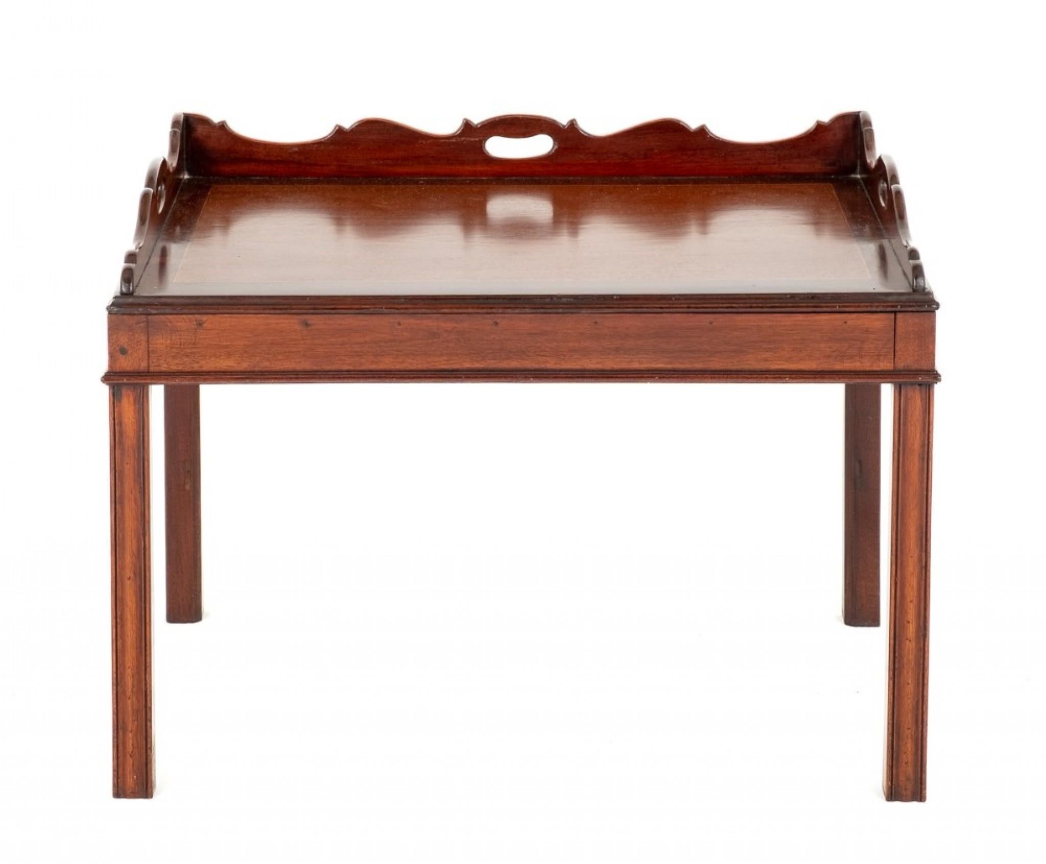 Coffee Table Tray Top Revival For Sale at 1stDibs