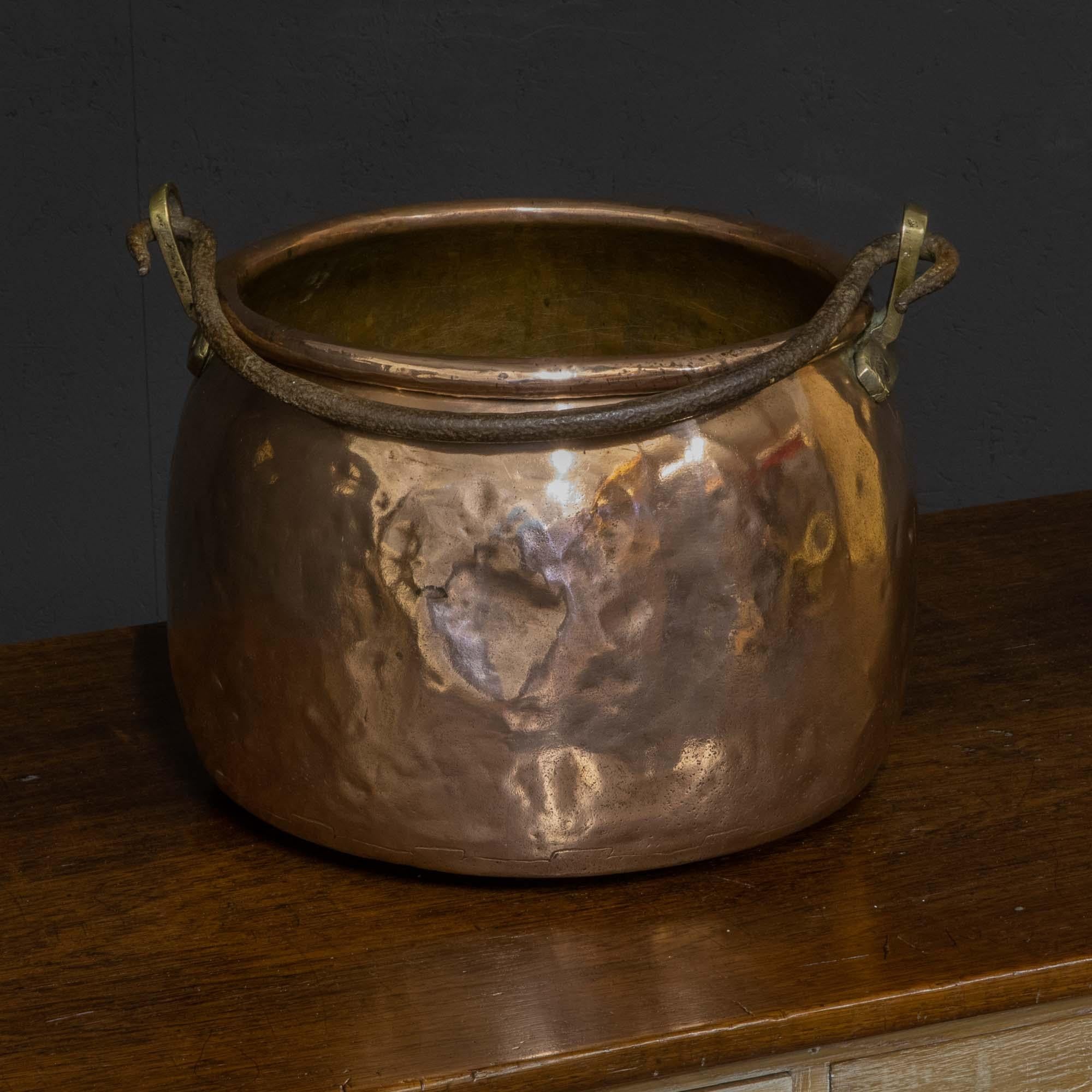 Brass Georgian Copper Pot For Sale