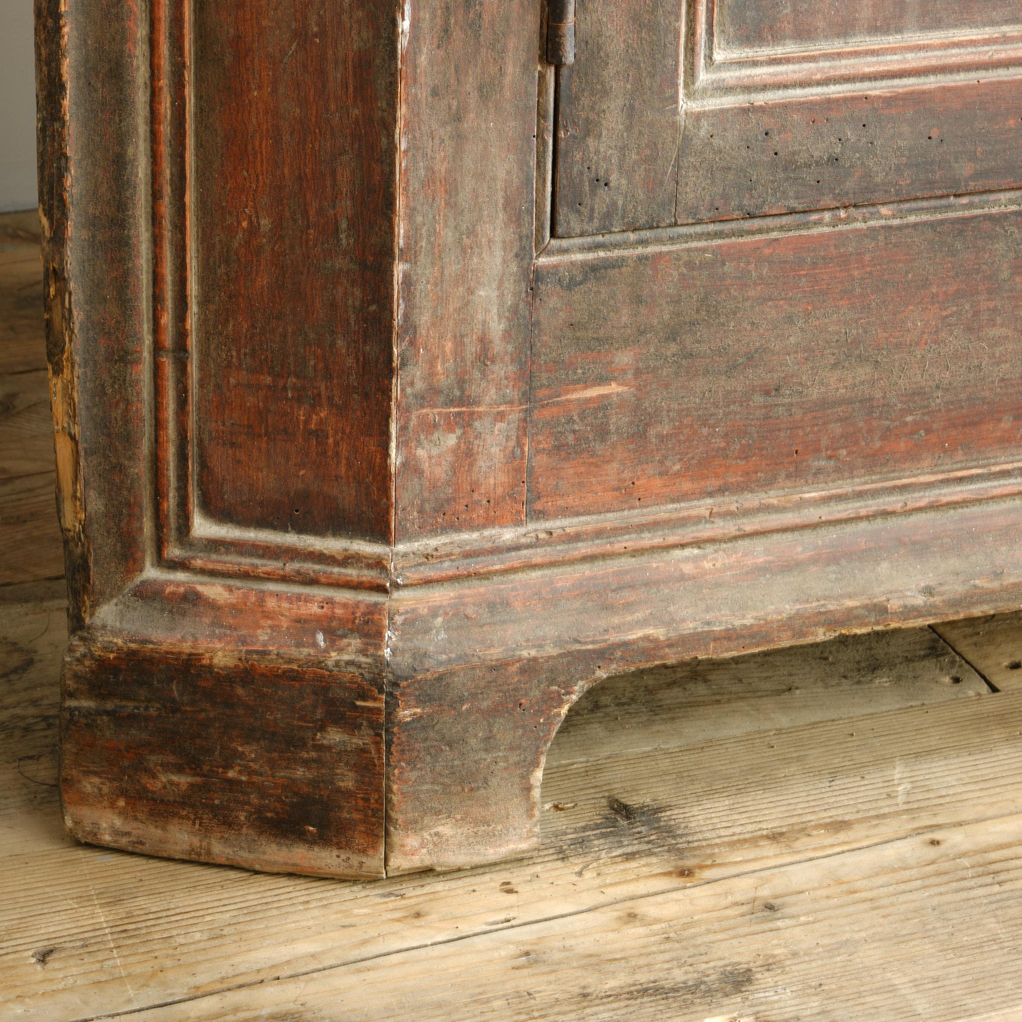 Georgianischer Eckschrank in Farbe im Angebot 5