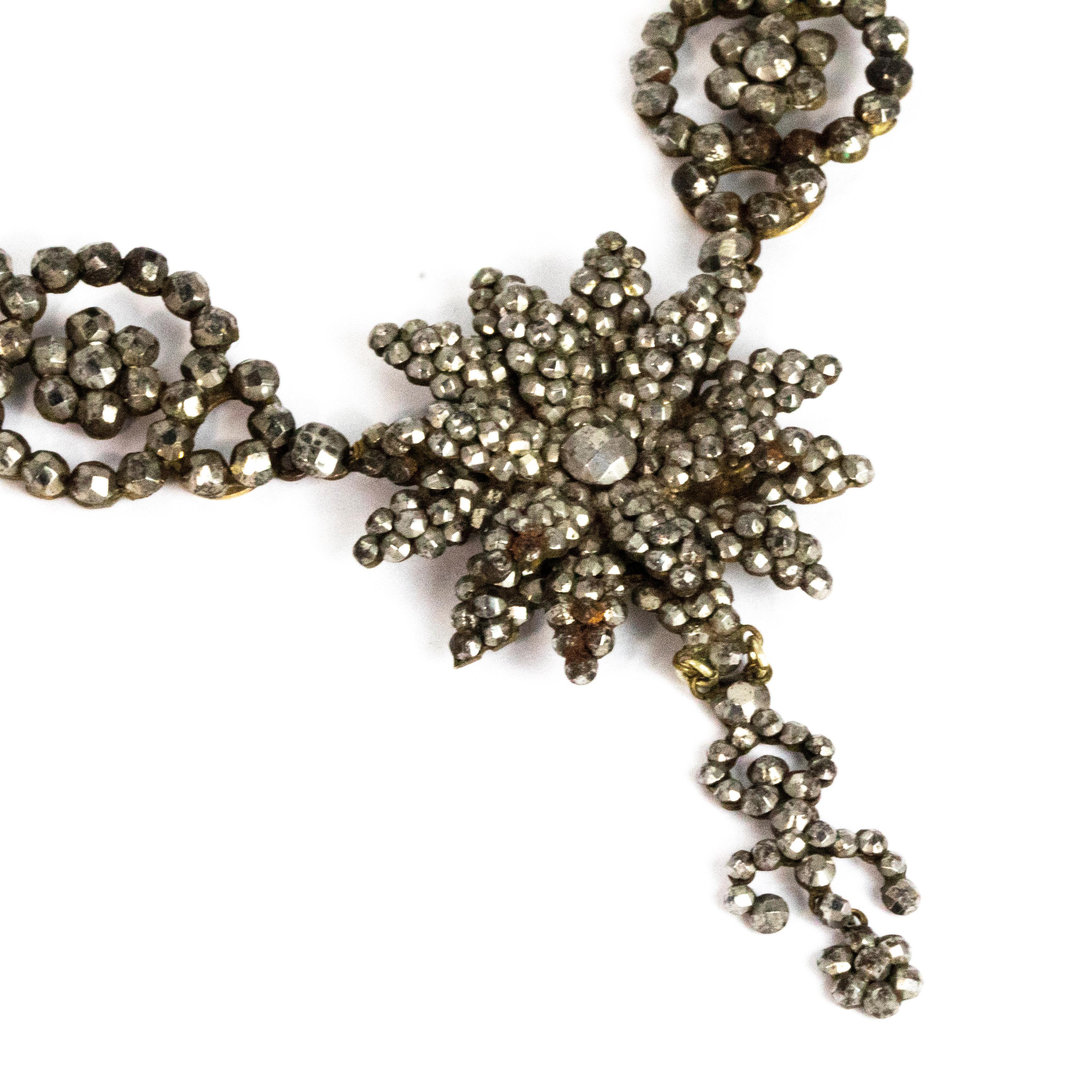 georgia steel necklace