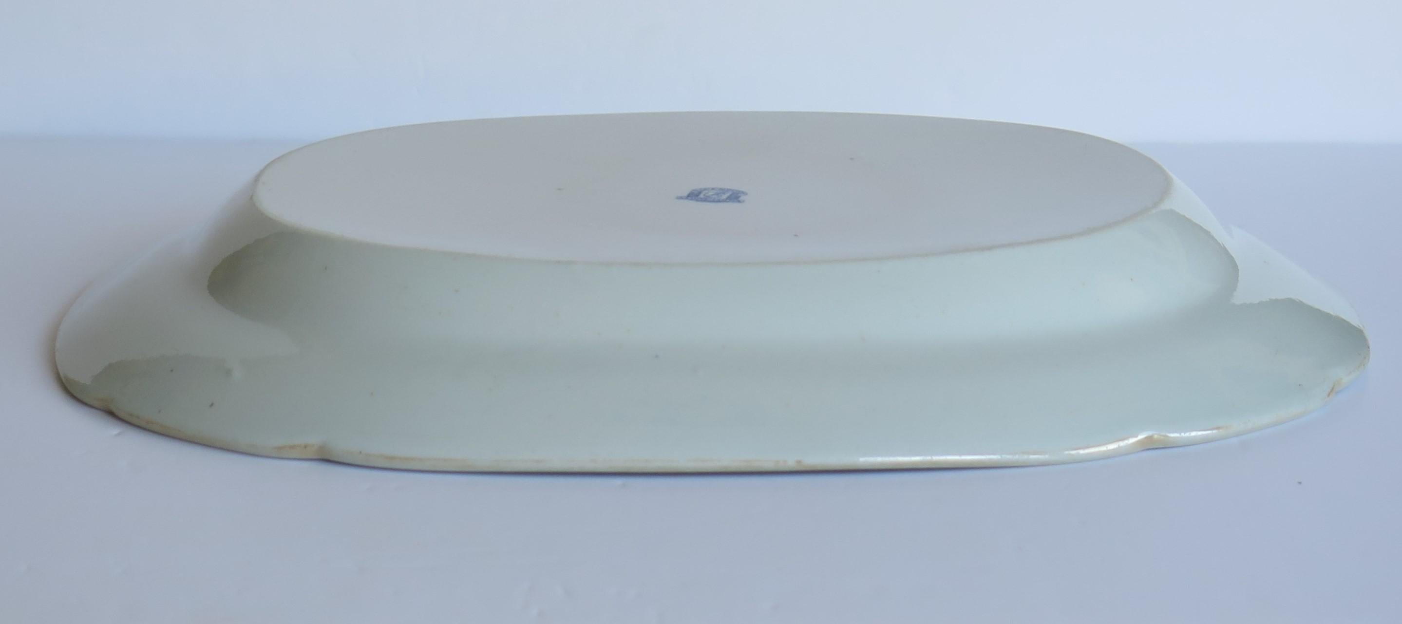 Georgian Davenport Ironstone Platter in Pattern 659, circa 1815 5
