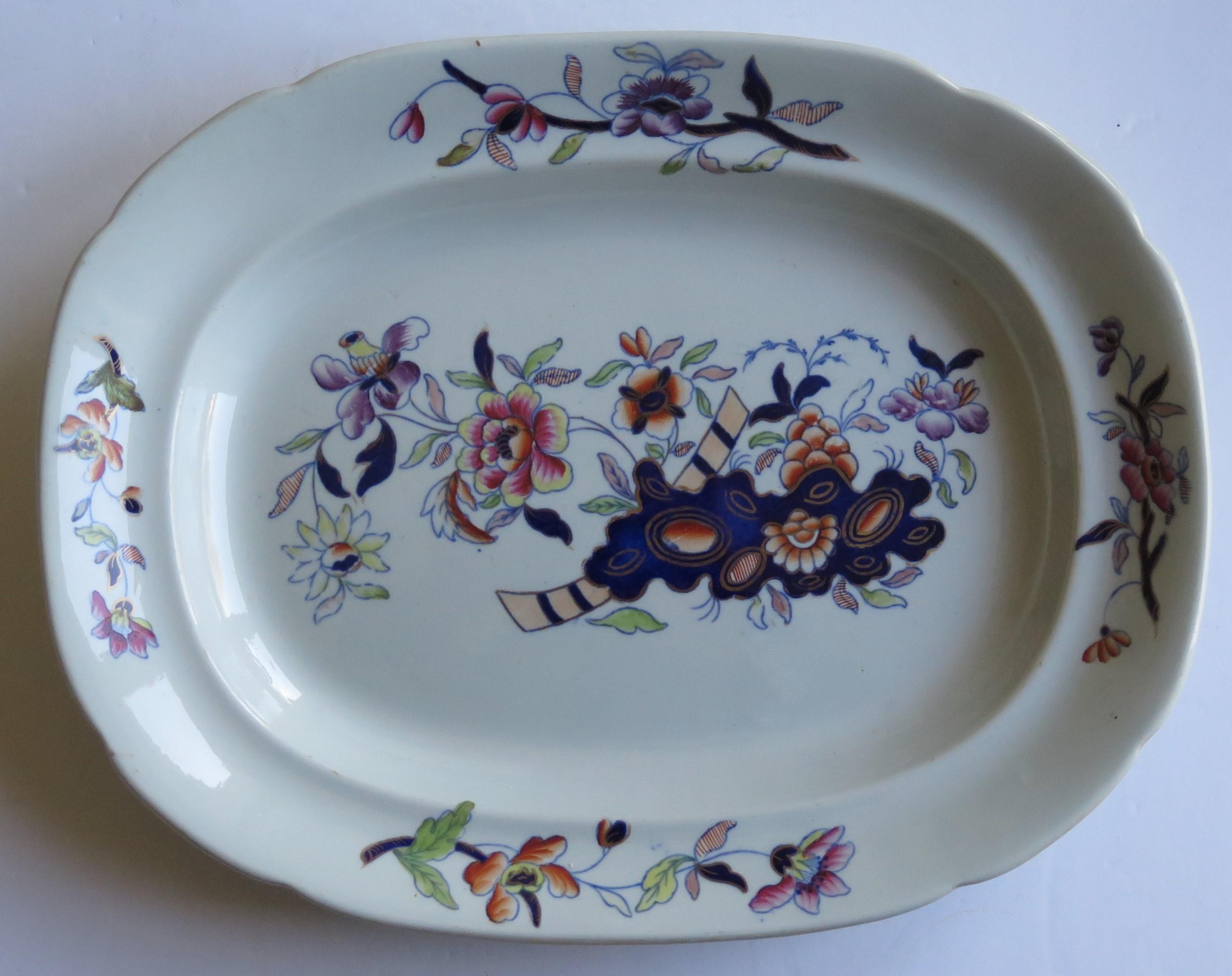 Georgian Davenport Ironstone Platter in Pattern 659, circa 1815 In Good Condition In Lincoln, Lincolnshire