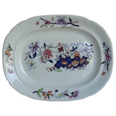 Georgian Davenport Ironstone Platter in Pattern 659, circa 1815