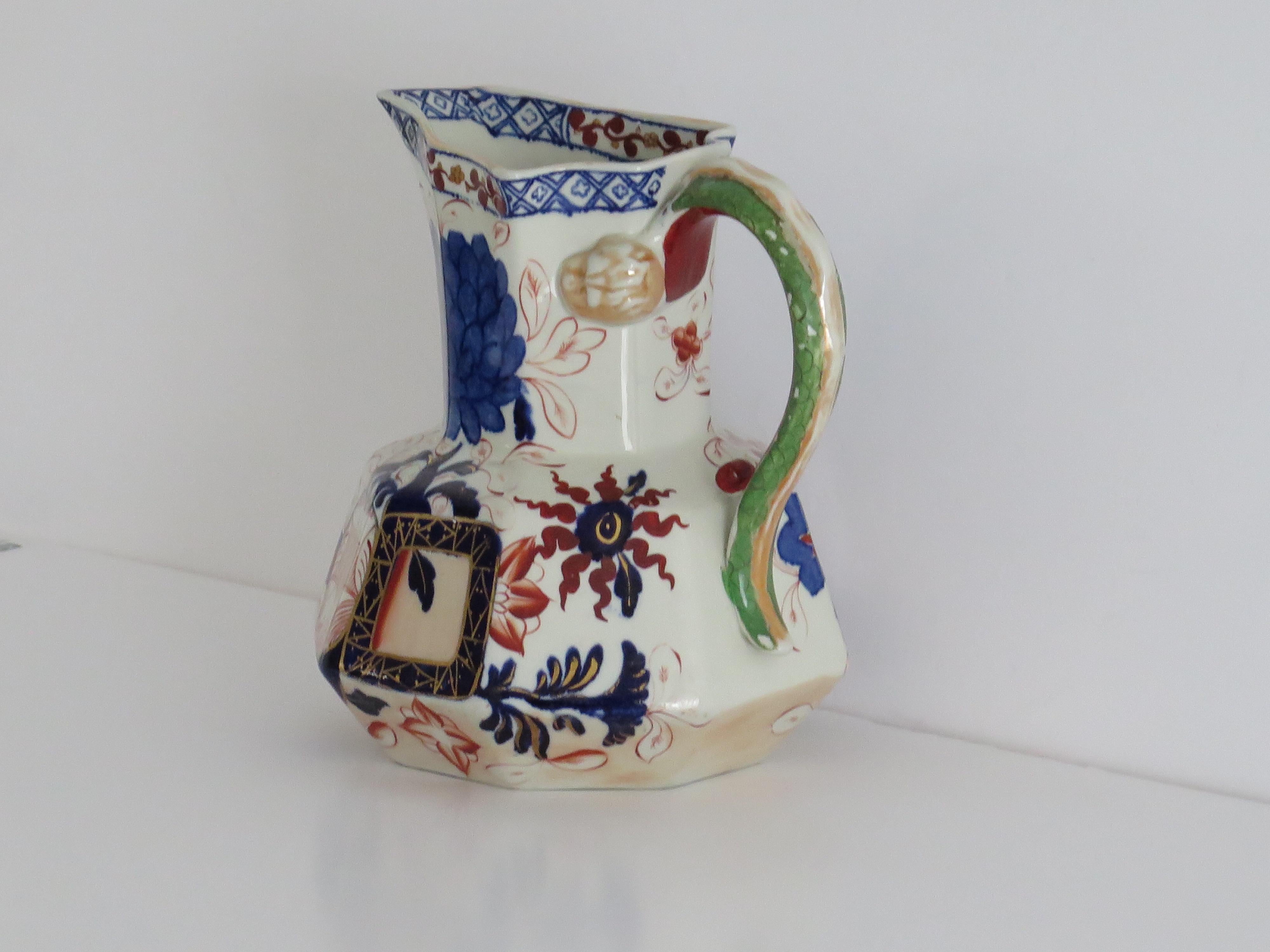 Gran jarra o cántaro georgiano Davenport Jardinière Ptn, circa 1812 Pintado a mano en venta