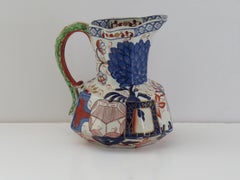 Georgian Davenport Large Jug or Pitcher Ironstone Jardinière Ptn, circa 1815