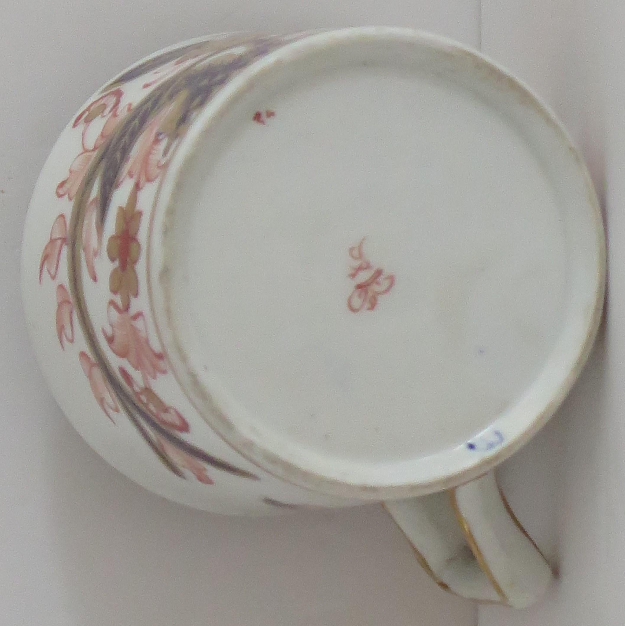 Georgian Derby Porcelain Coffee Can Hand Painted in Old Japan Ptn, circa 1810 3