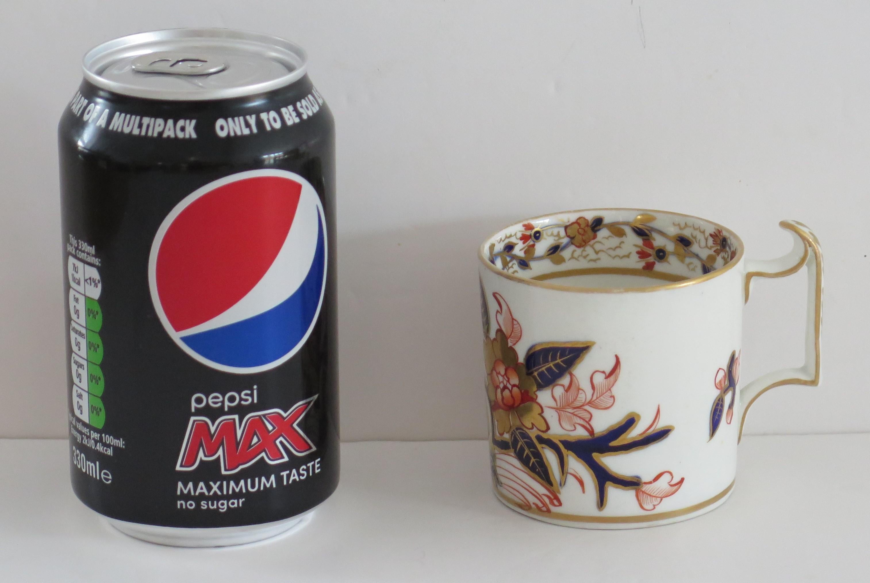 Georgian Derby Porcelain Coffee Can Hand Painted in Old Japan Ptn, circa 1810 5