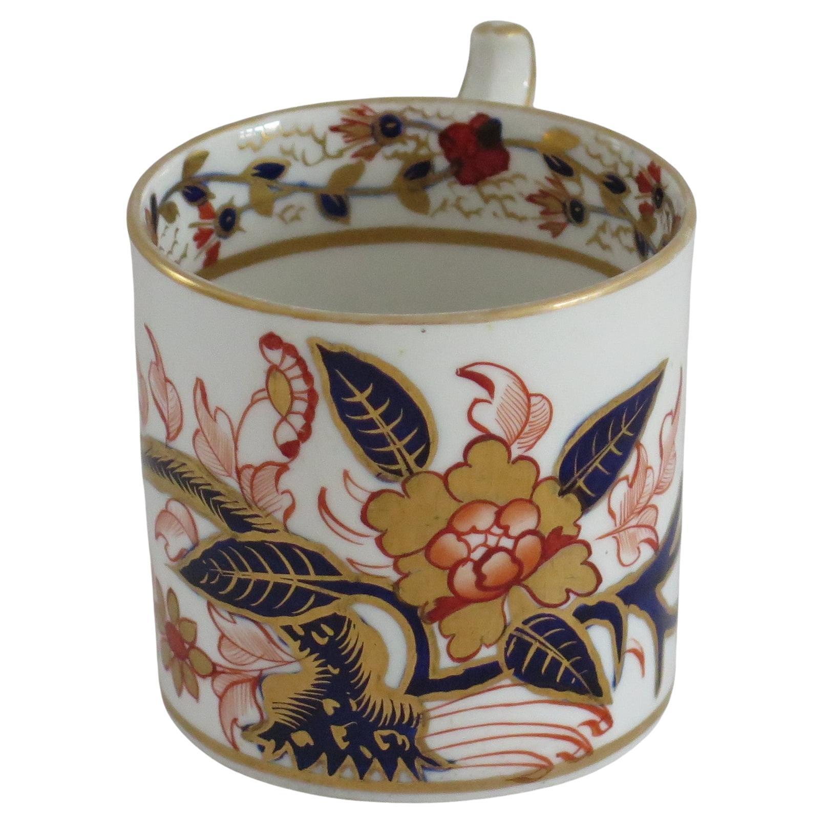 Georgian Derby Porcelain Coffee Can Hand Painted in Old Japan Ptn, circa 1810