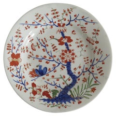 Georgian Derby Porcelain Plate or Dish Partridge Pattern hand painted, Ca 1815