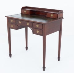 Scrivania georgiana Bonheur Du Jour in mogano Revival