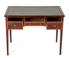 Georgian Desk Mahogany Writing Table Circa 1800