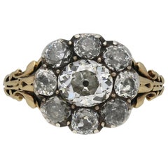 Georgian Diamond Cluster Ring, circa 1830