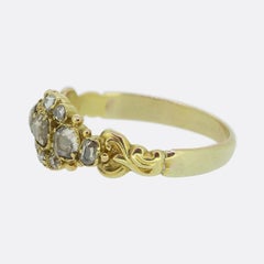 Georgian Diamond Cluster Ring