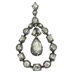 Antique Georgian Diamond Drop Pendant