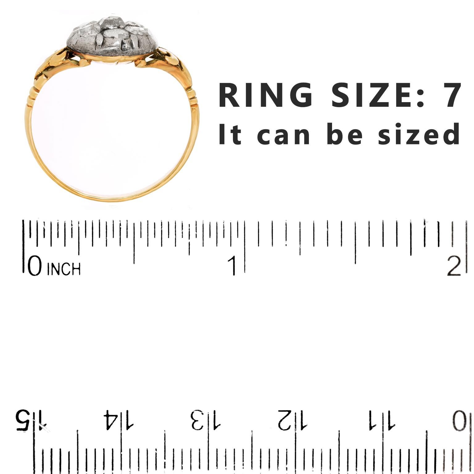 Georgian Diamond Ring For Sale 1