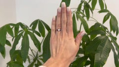 Georgian Diamond Ruby Sapphire Emerald 18 Karat Rose Gold Harlequin Ring