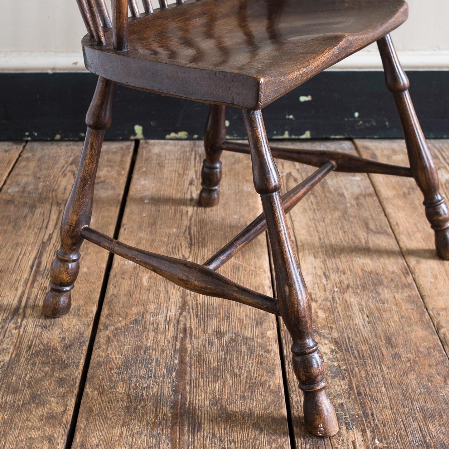 Georgian Elm Windsor Chair 5