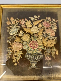 Georgian Embroidered Panel, circa 1780