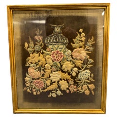 Georgian Embroidered Panel, circa 1780