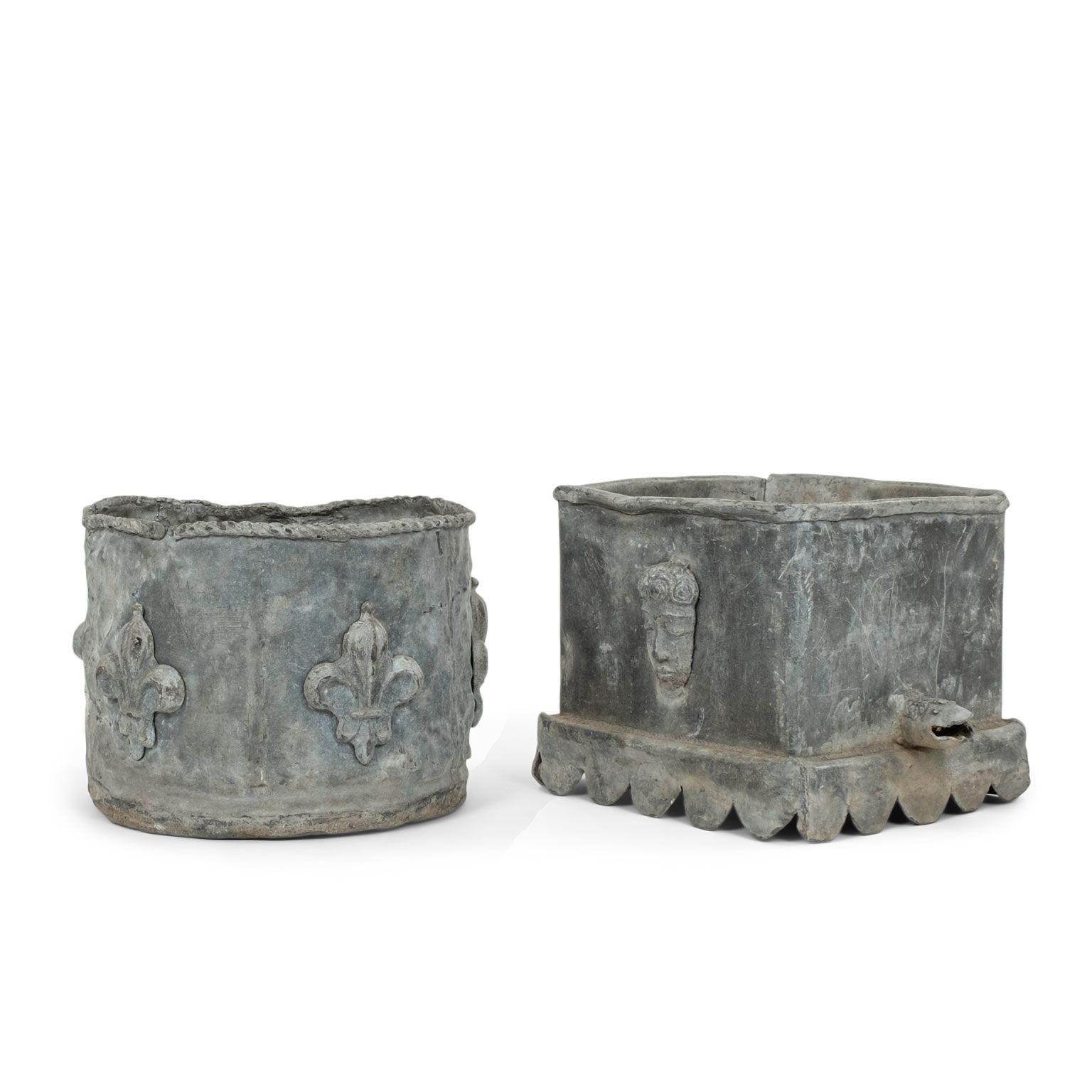 Georgian English Lead Planter 6