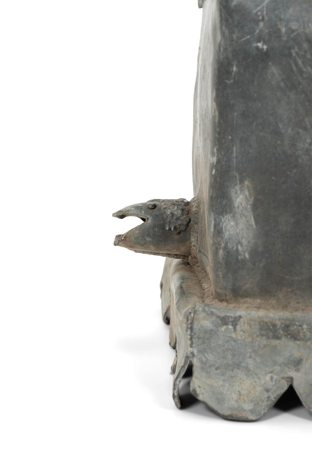 Hammered Georgian English Lead Planter