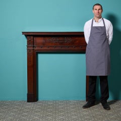 20th Century English Victorian Oak Fireplace