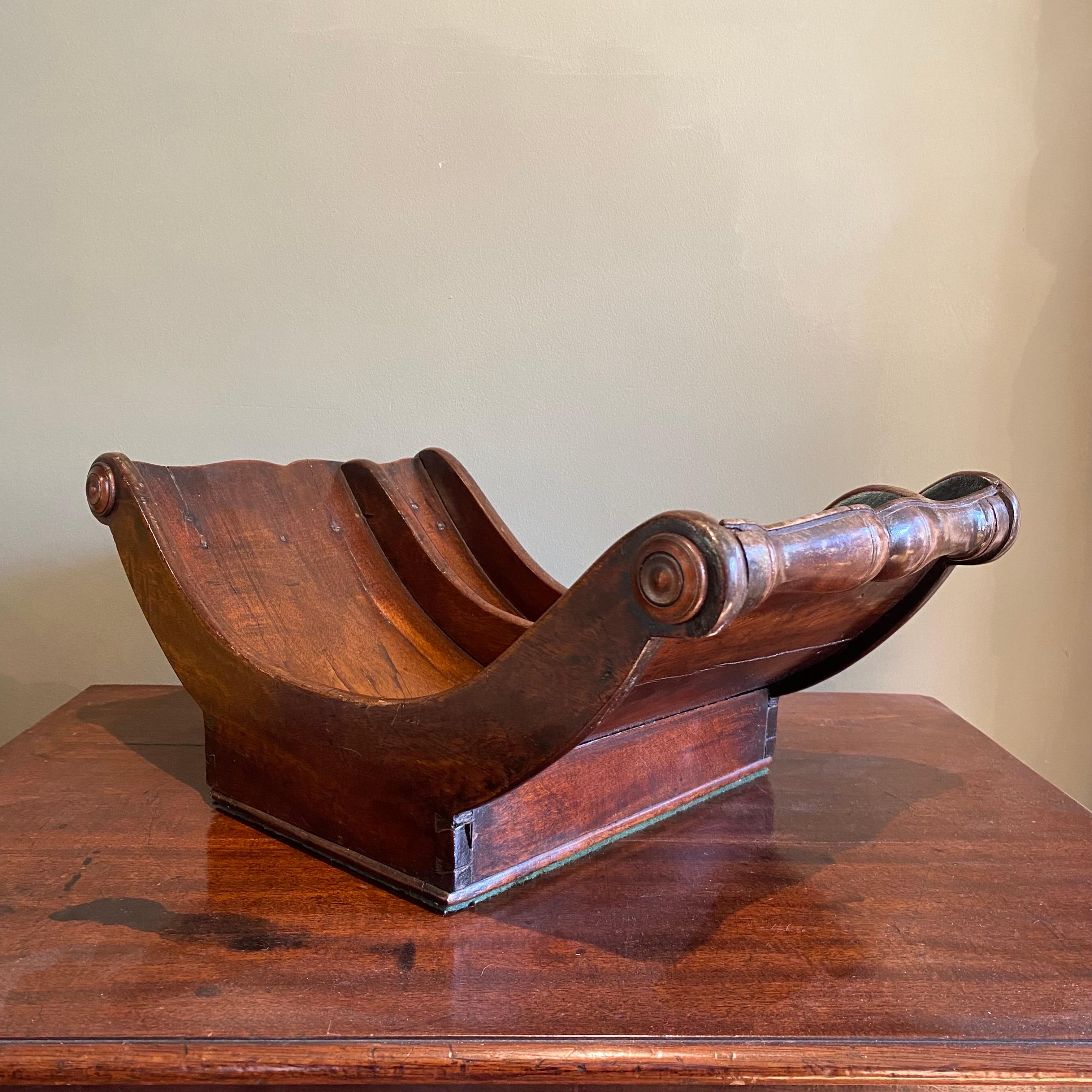 George III Georgian English Mahogany Cheese Coaster