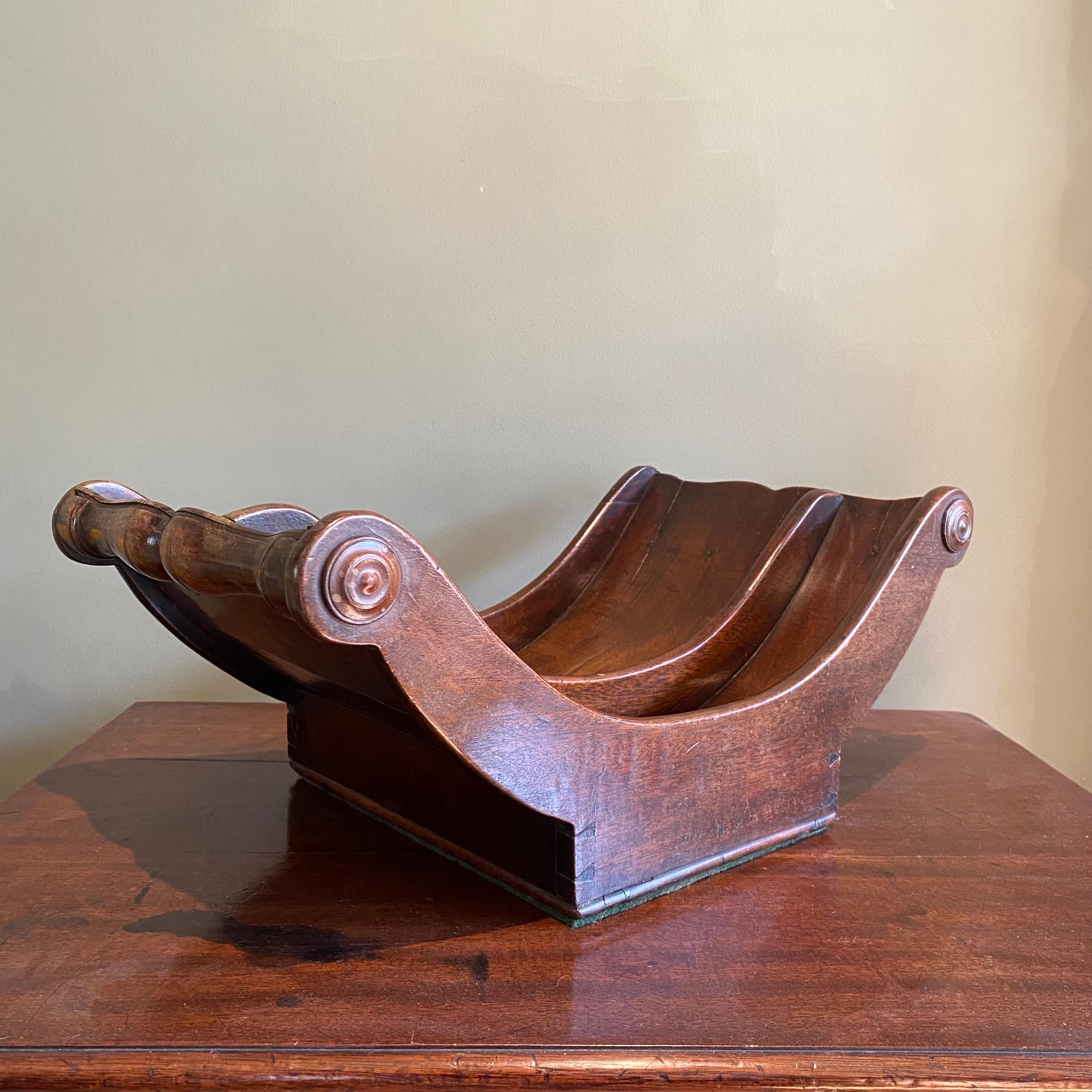 19th Century Georgian English Mahogany Cheese Coaster
