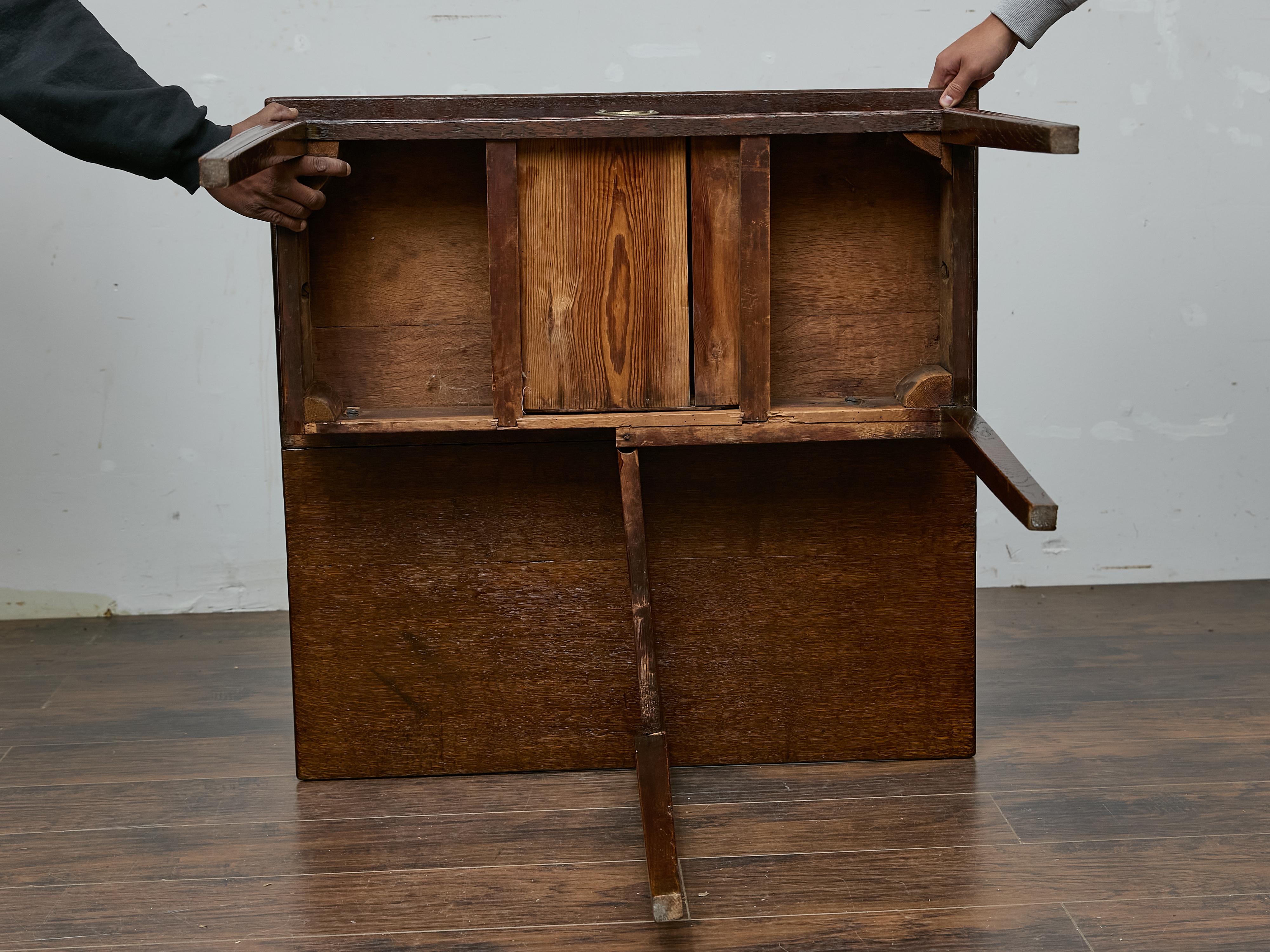 Table géorgienne en Oak Oak, Circa 1800 - Bureau ancien polyvalent en vente 6