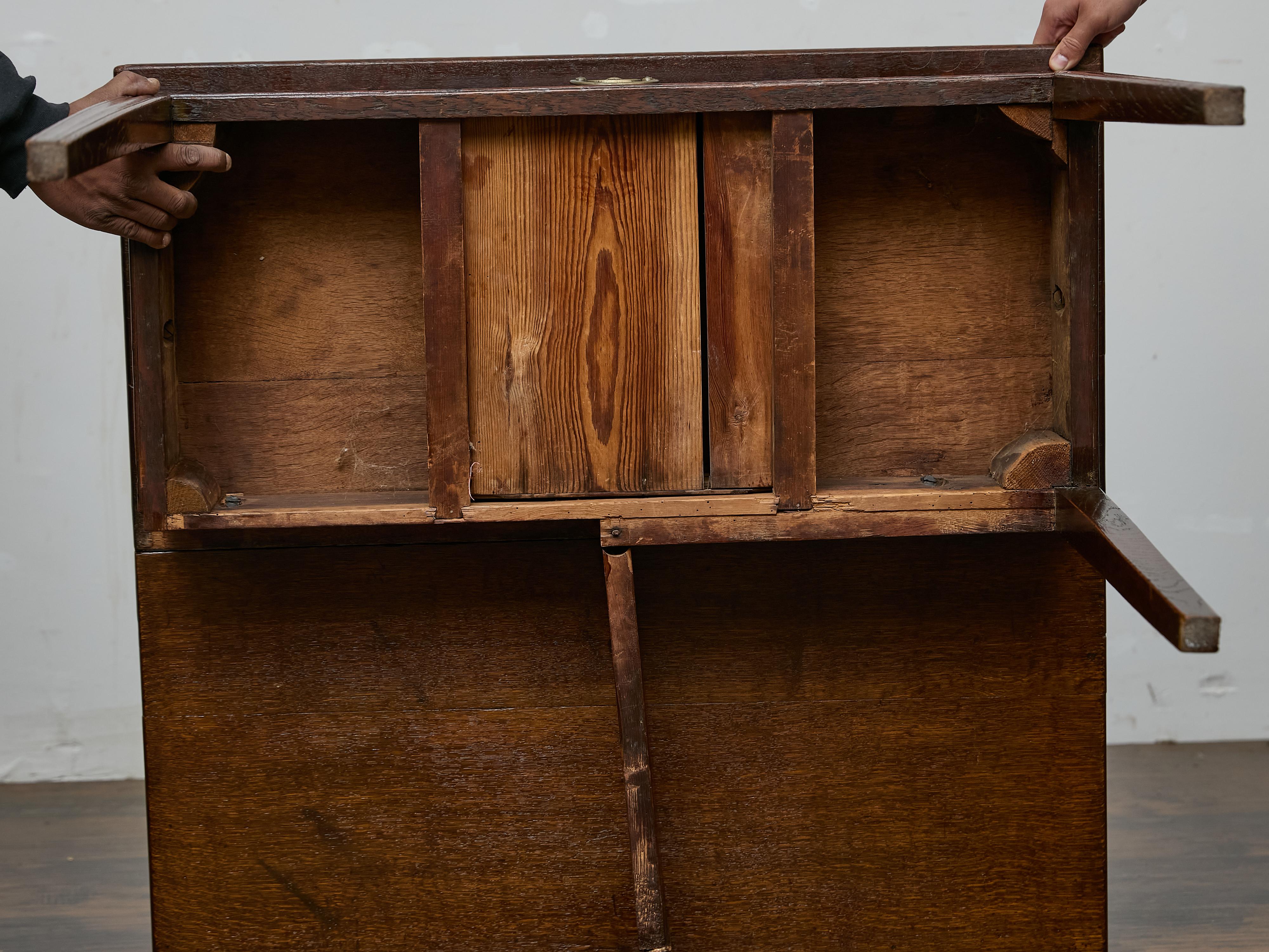 Table géorgienne en Oak Oak, Circa 1800 - Bureau ancien polyvalent en vente 7