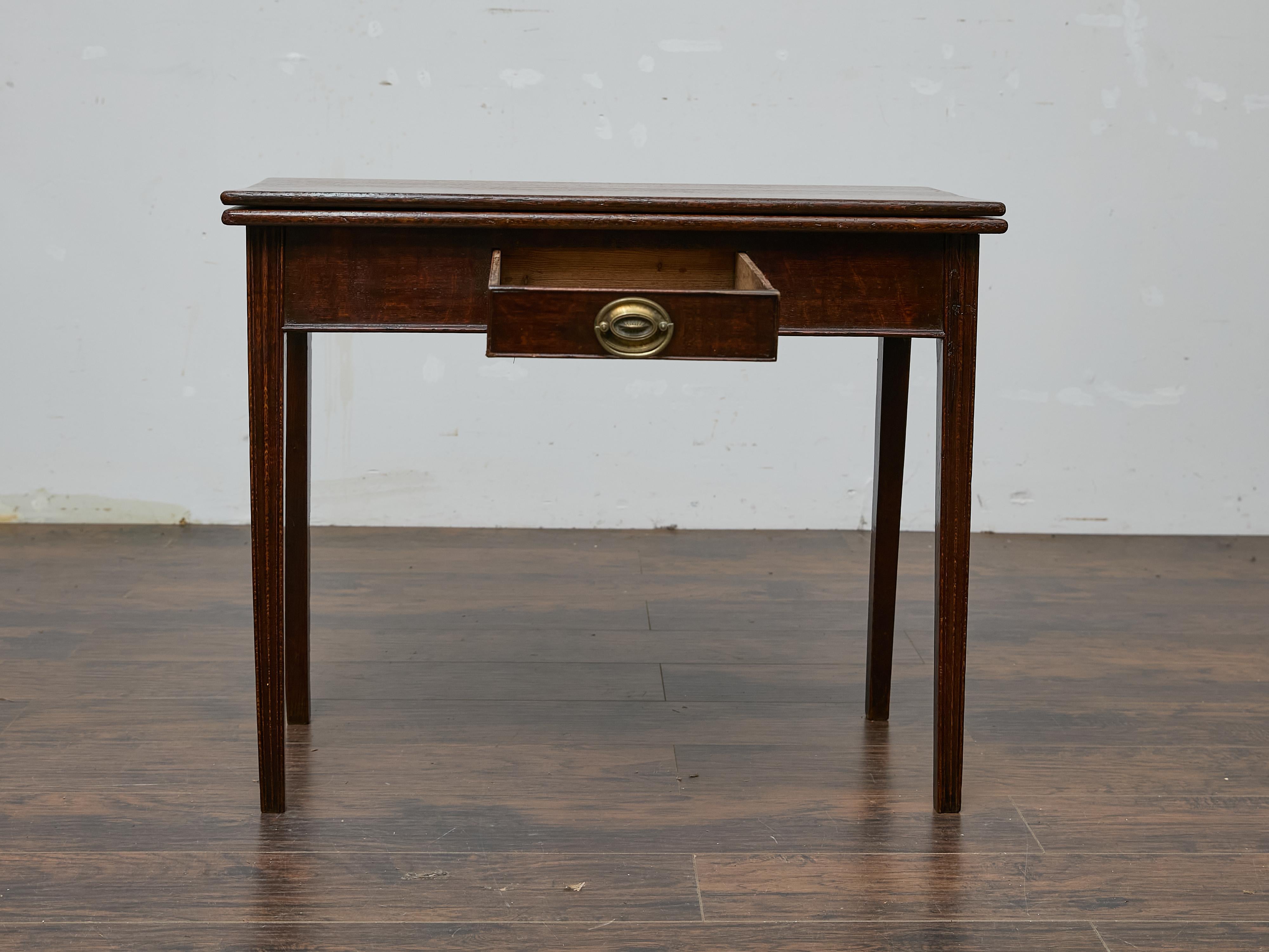 Georgien Table géorgienne en Oak Oak, Circa 1800 - Bureau ancien polyvalent en vente