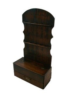 Georgian English Oak Spoon Rack, United Kingdom, circa 1790