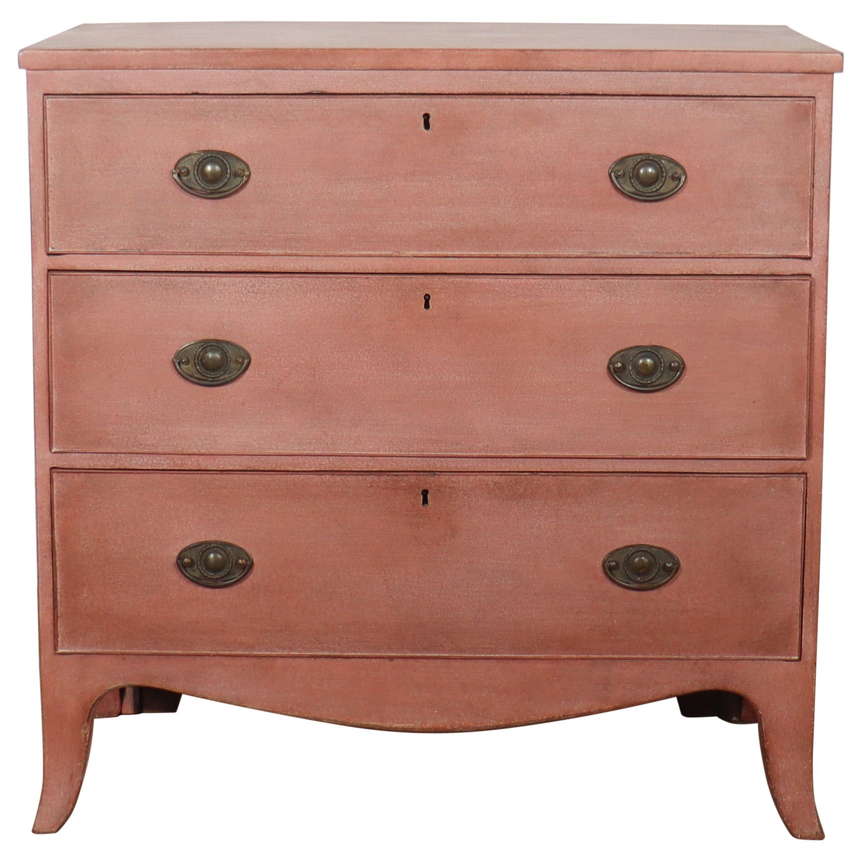 Commode géorgienne anglaise peinte
