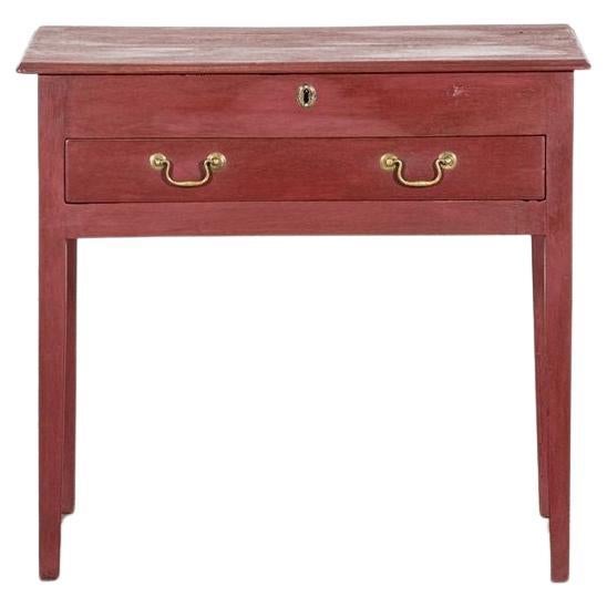 Table d'appoint géorgienne en chêne peint anglais en vente