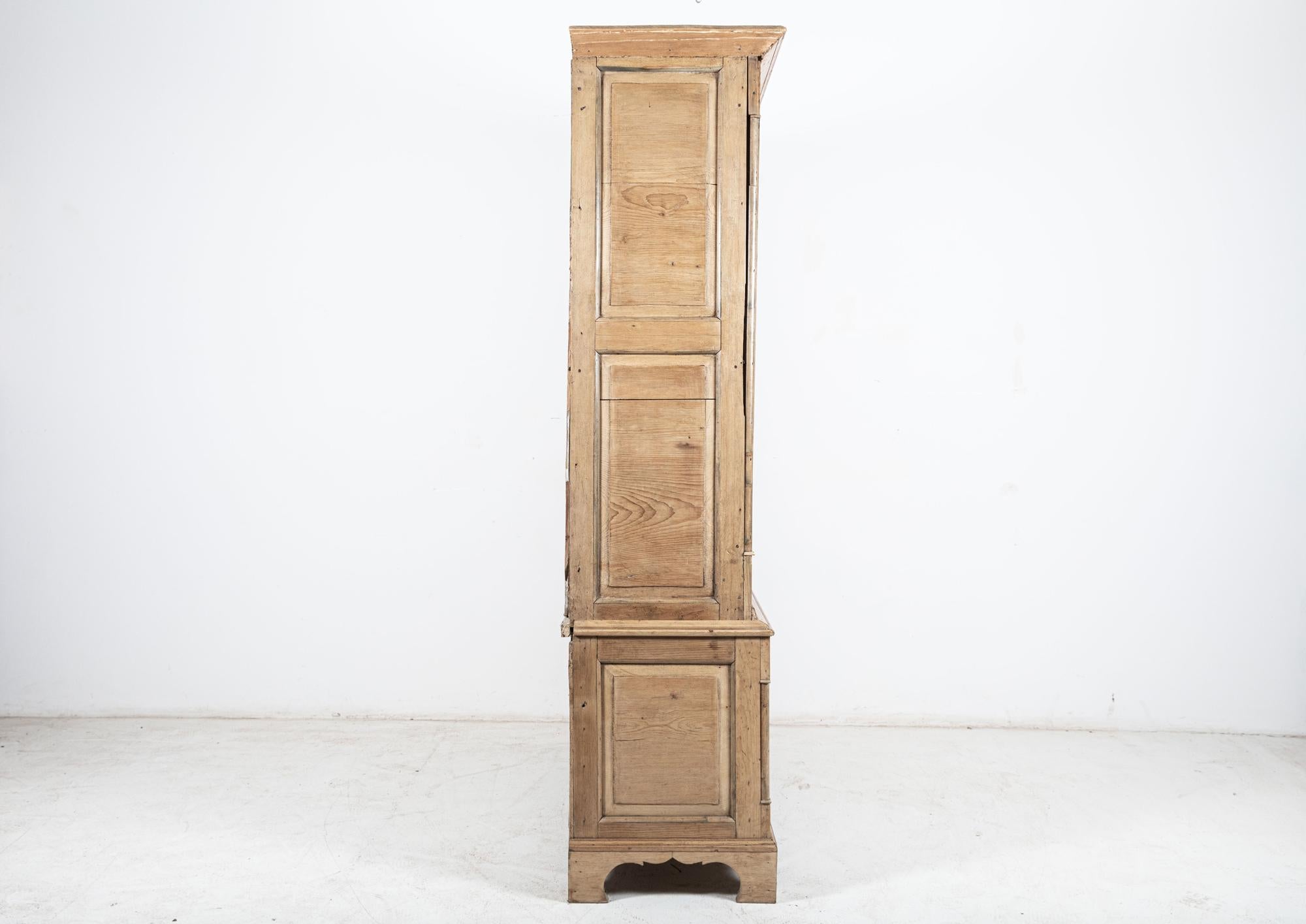 Georgian English Pine Housekeepers Cupboard For Sale 6