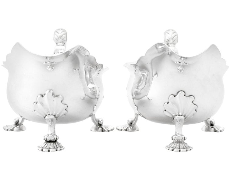 English Sterling Silver Gravy Boats For Sale at 1stDibs