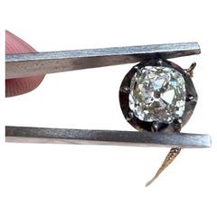 Georgian Era 1.4ct Peruzzi Old Cut Diamond Pendant