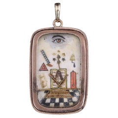 Pendentif maçonnique de l'époque géorgienne
