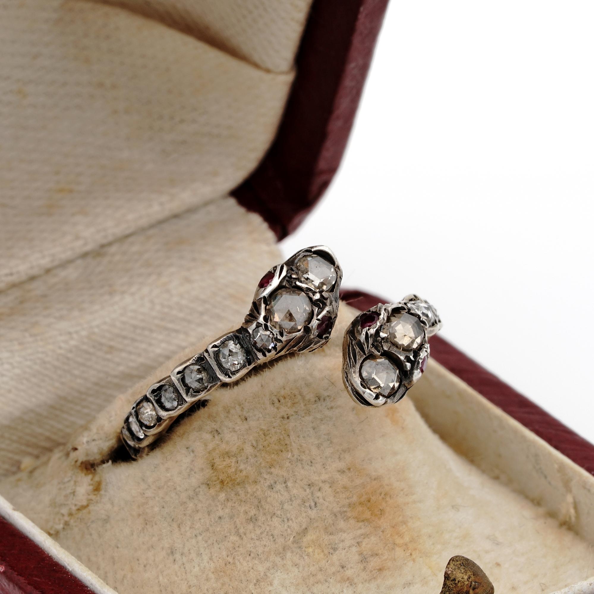 georgian snake ring