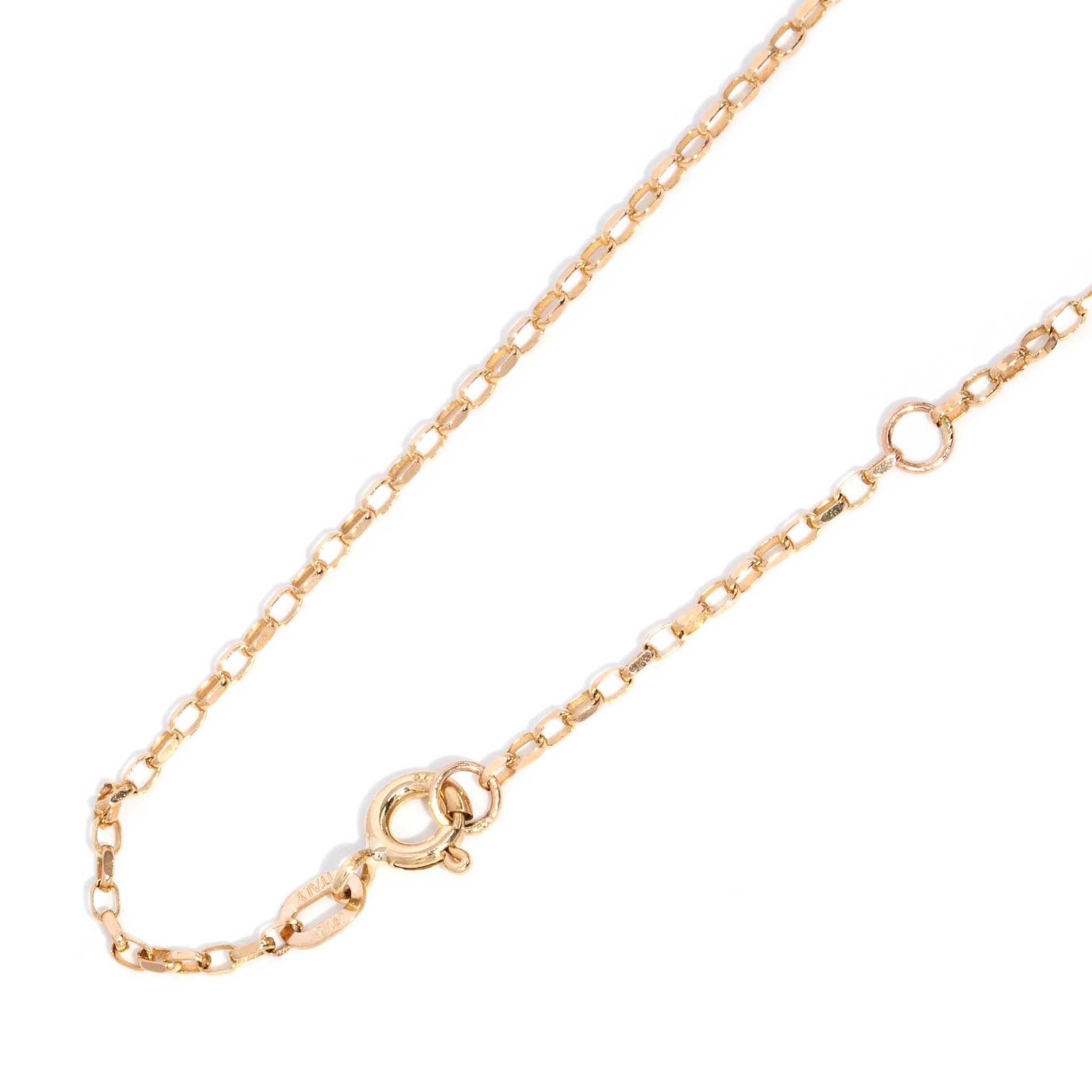 Collana a mezzaluna con diamanti incastonati di epoca georgiana in oro 15 carati in vendita 6