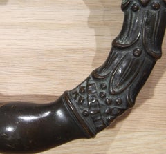 Georgian Era Wreath Doorknocker with Cherub Face, English, Early 19th Century