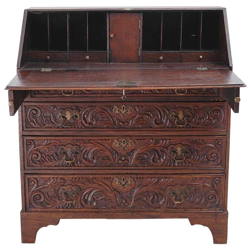 Antique Standing Desk with Fall Front For Sale at 1stDibs | vintage ...
