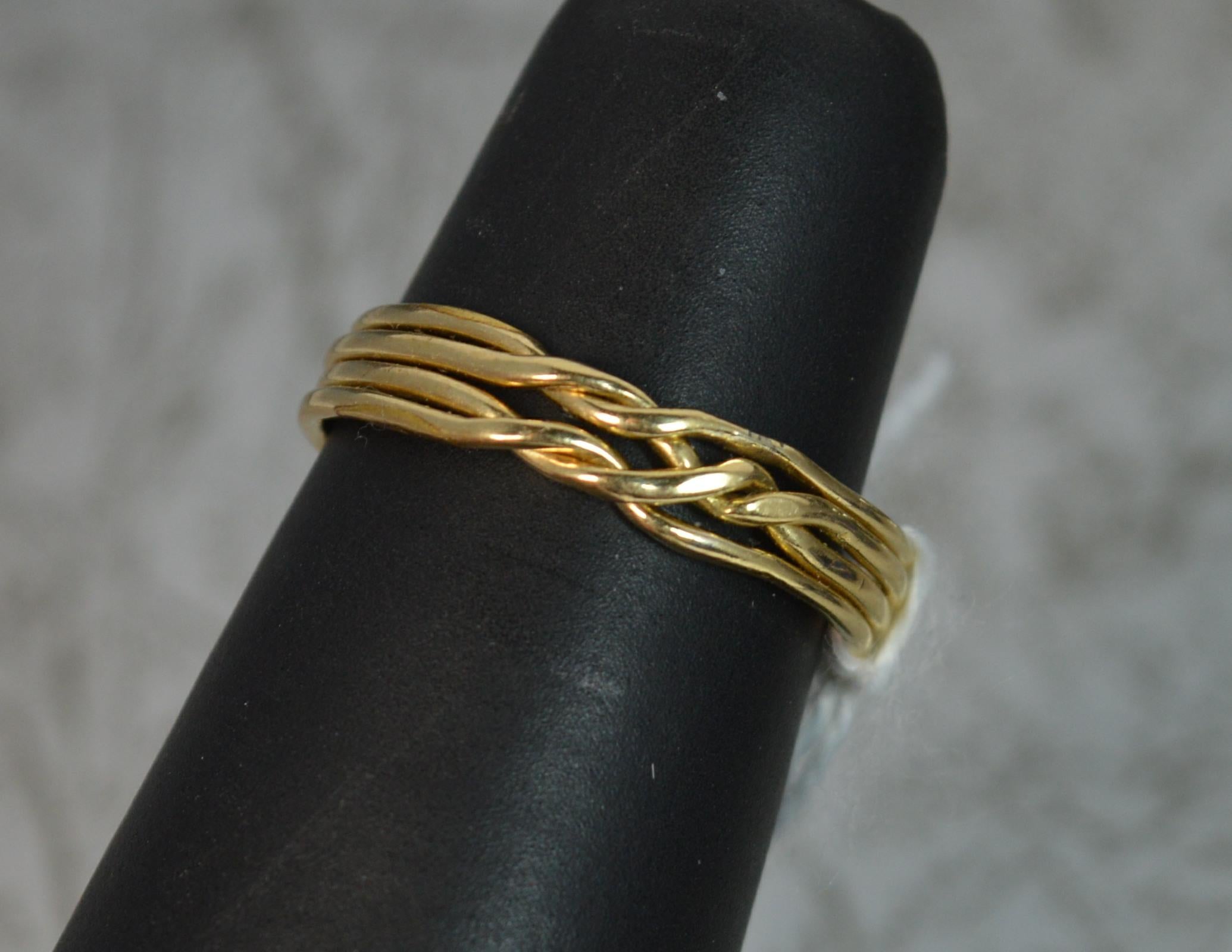 puzzle ring 18k gold
