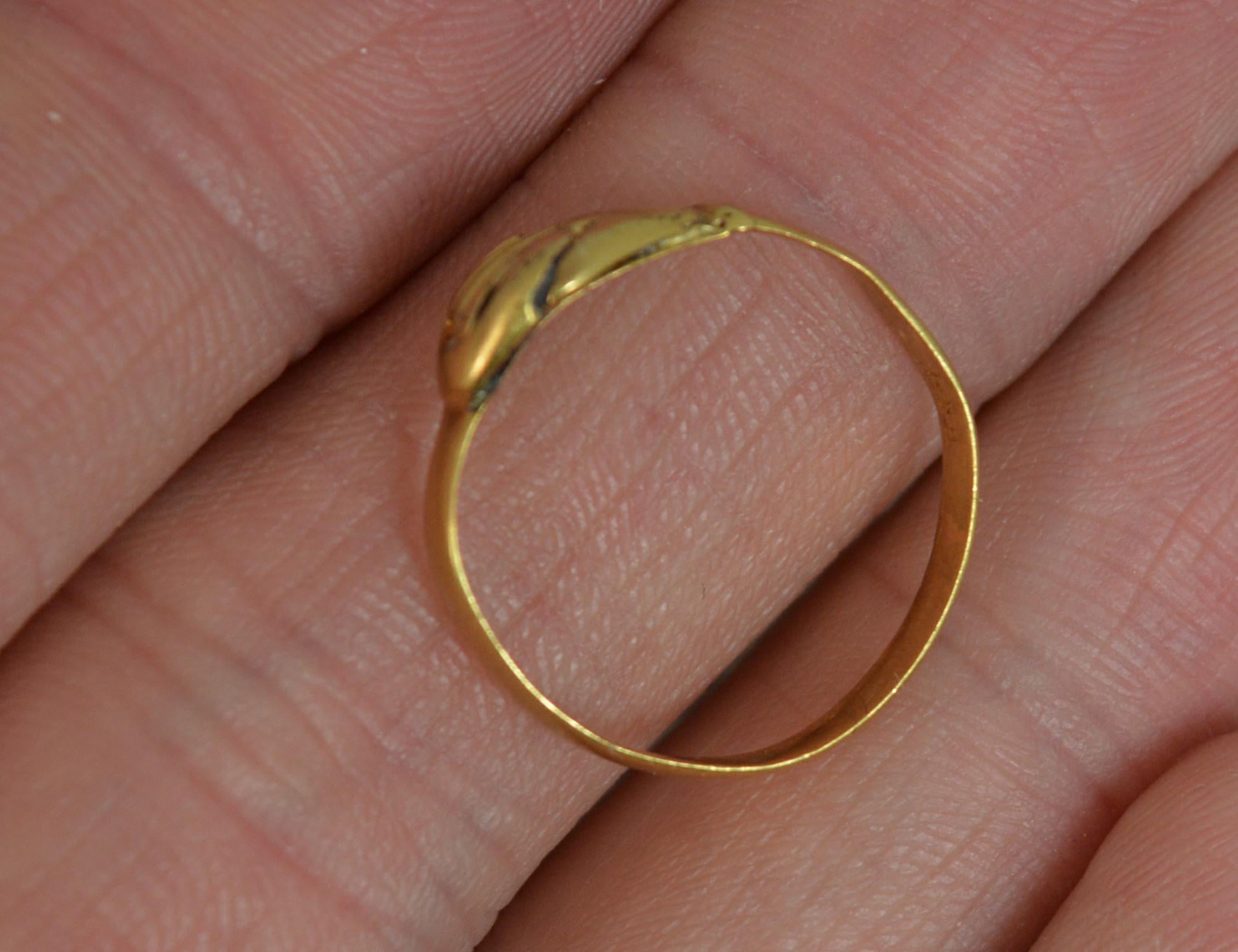 gold fede ring