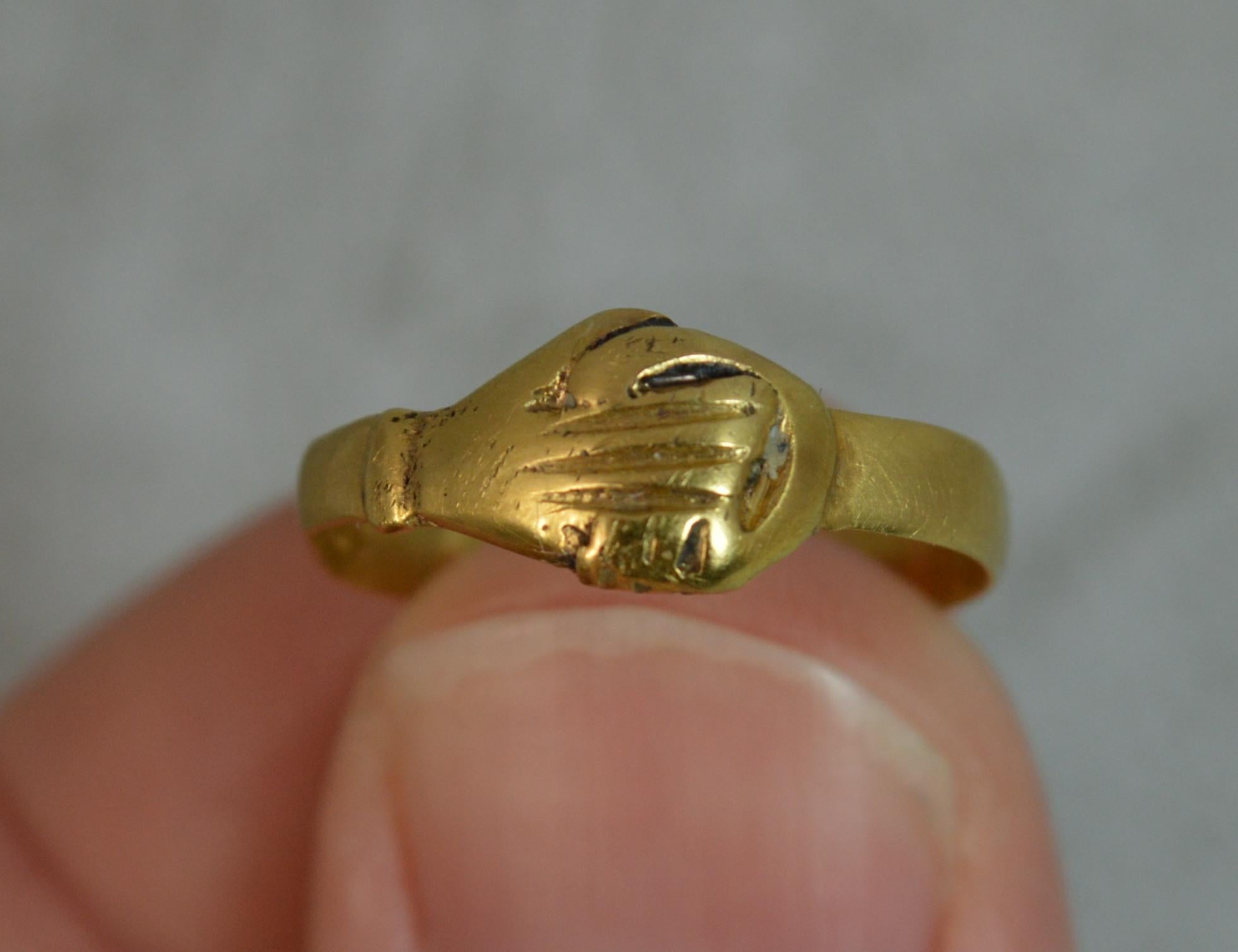 fede ring gold