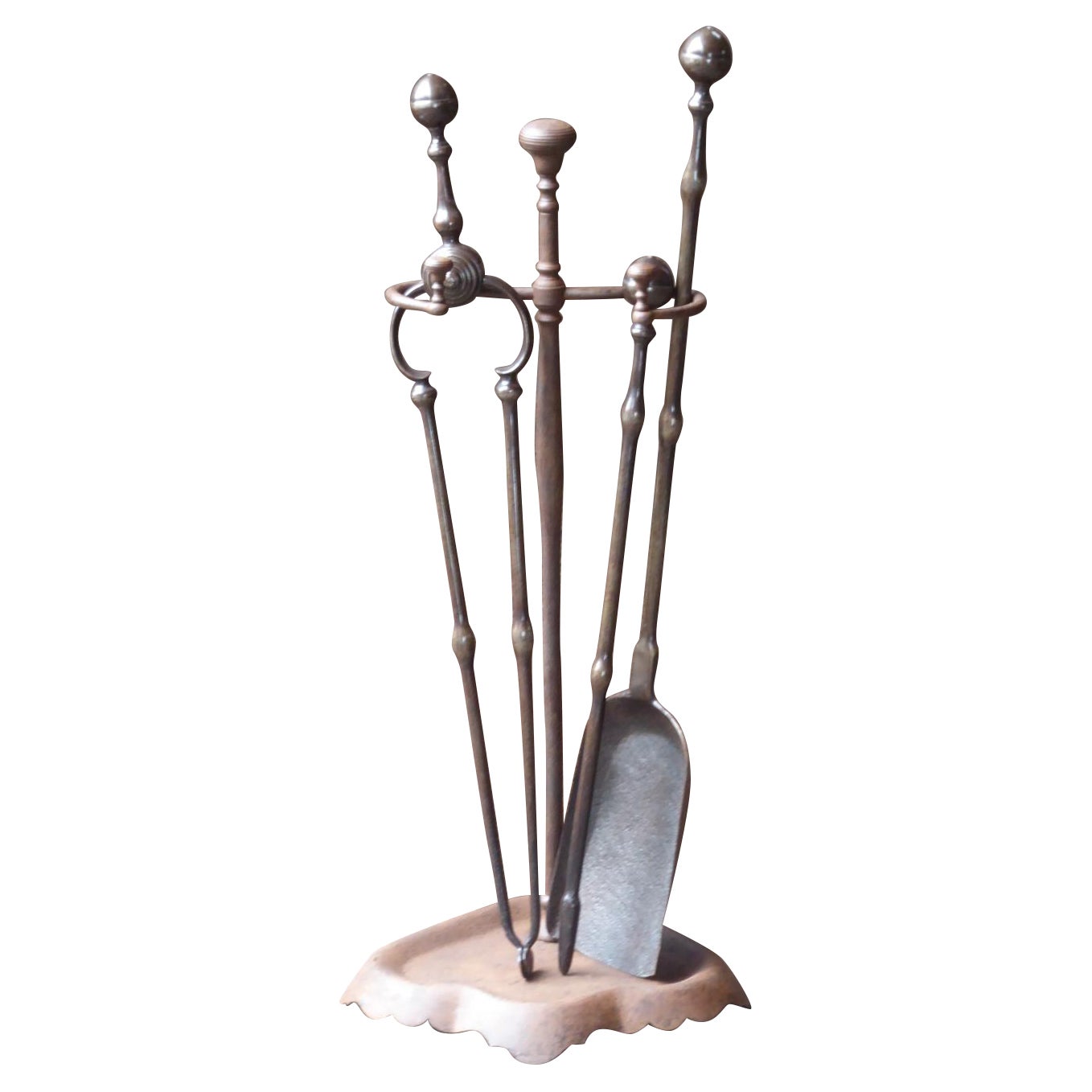 Georgian Fire Irons or Fireplace Tool Set, 18th-19th Century