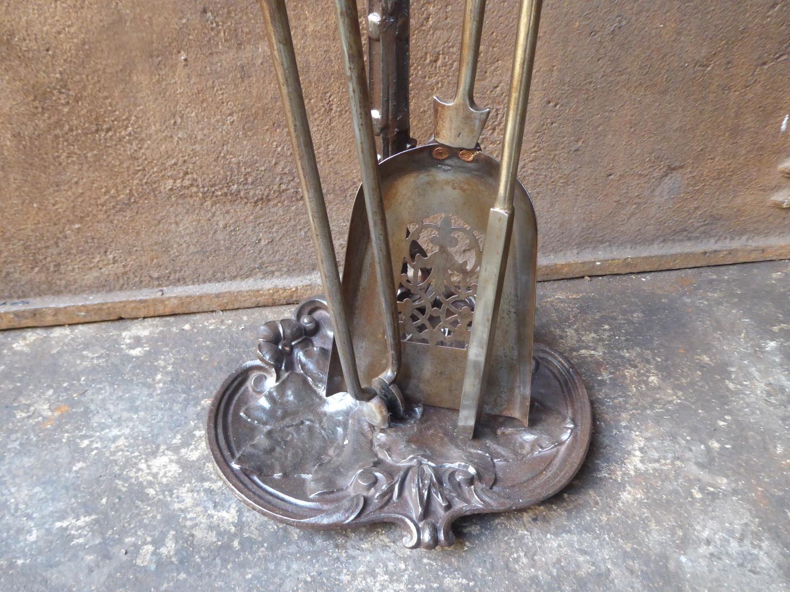 Georgian Fireplace Tool Set or Fire Irons, 18th-19th Century 1