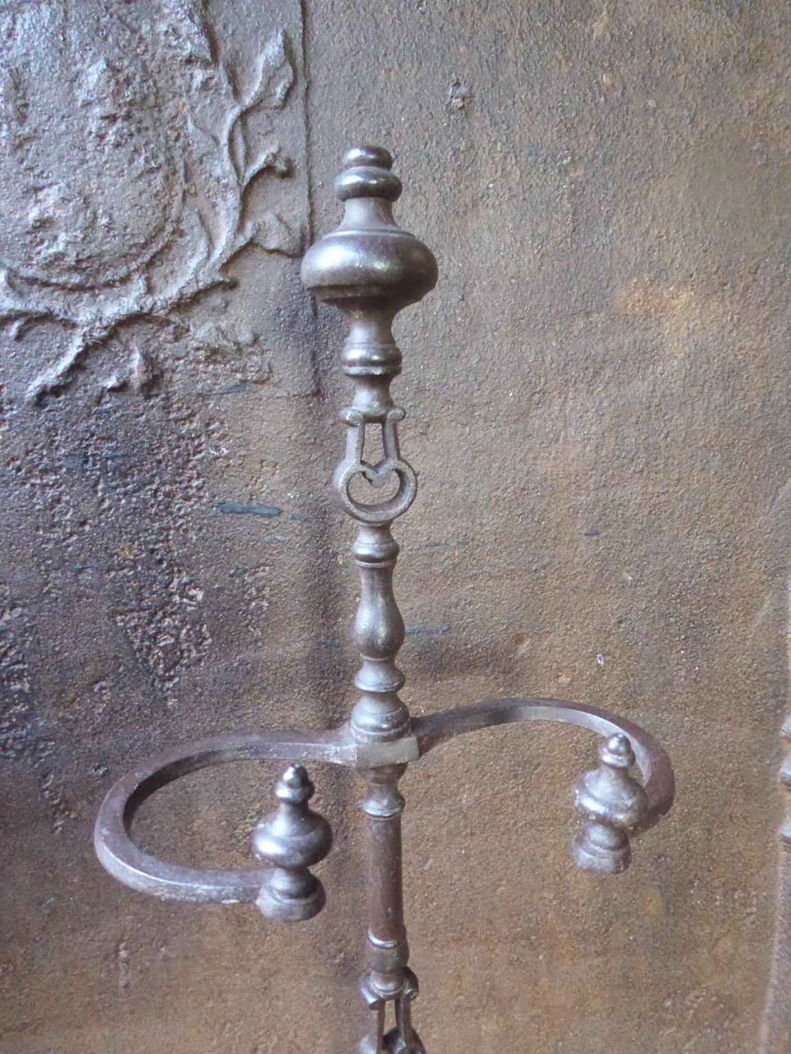Georgian Fireplace Tool Set or Fire Irons, 18th-19th Century 2